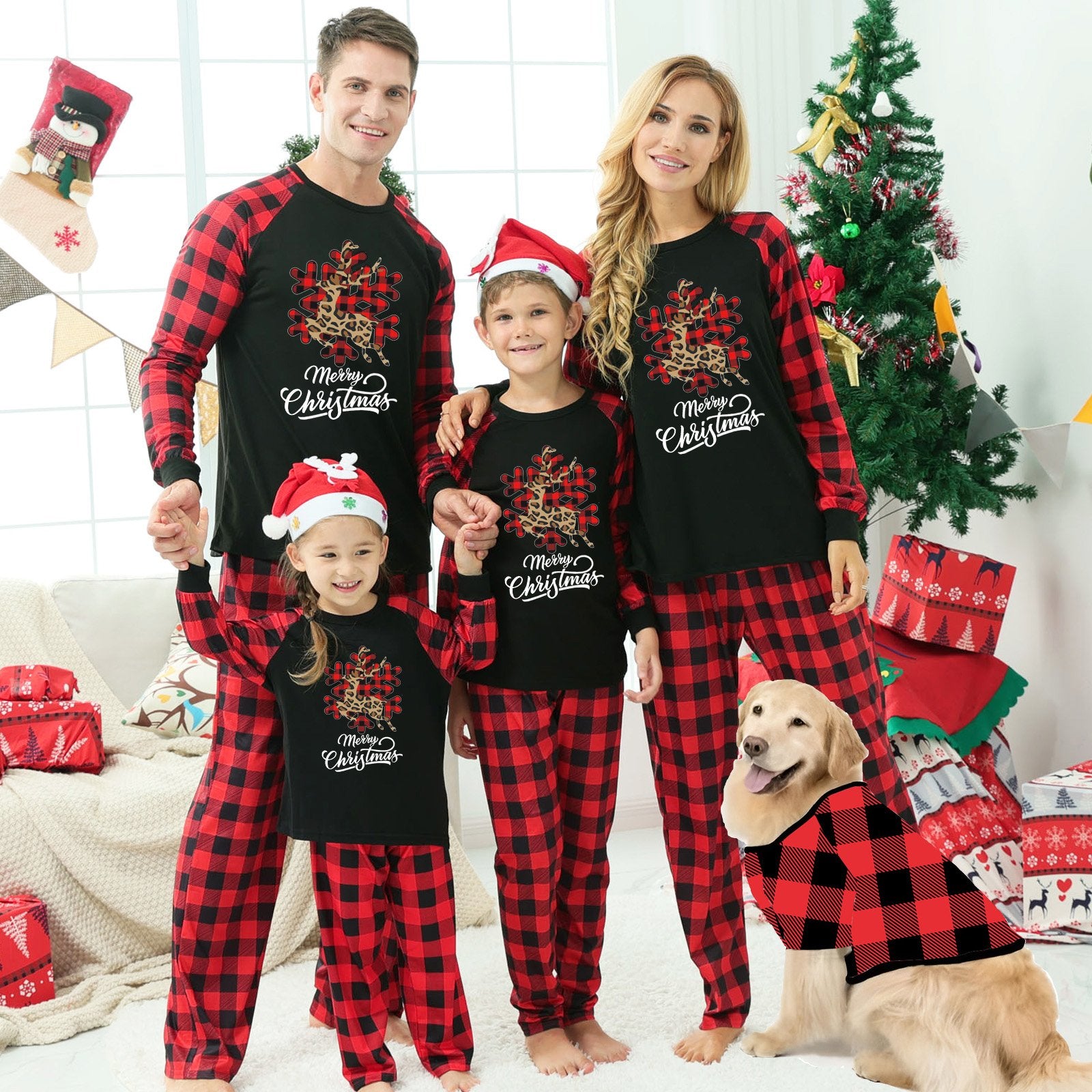 Cozy Parent-Child Pajamas Set