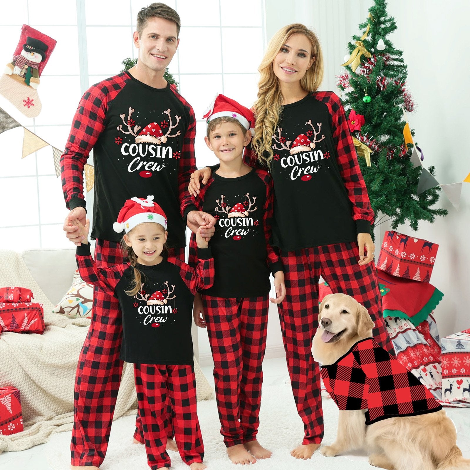 Cozy Family Pajamas Set for Parents & Kids