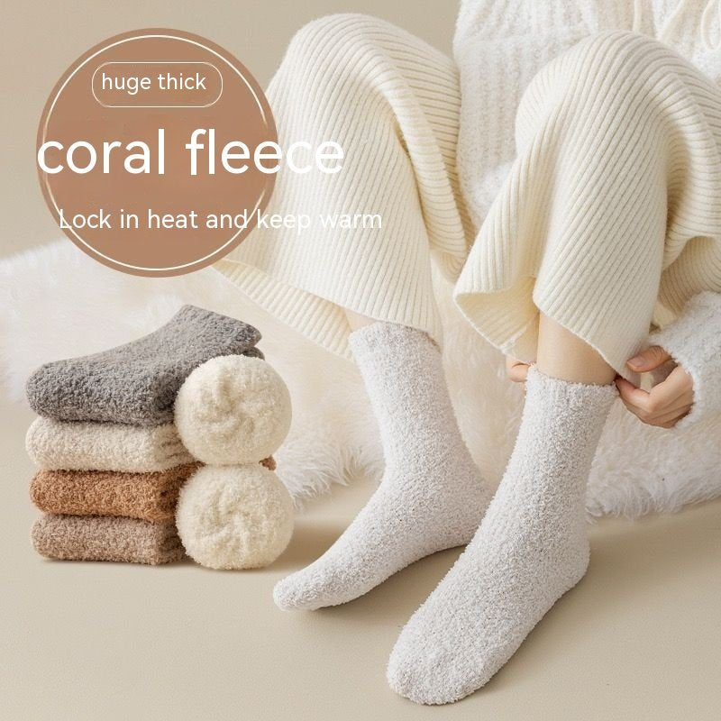 Winter Velvet Socks for Women