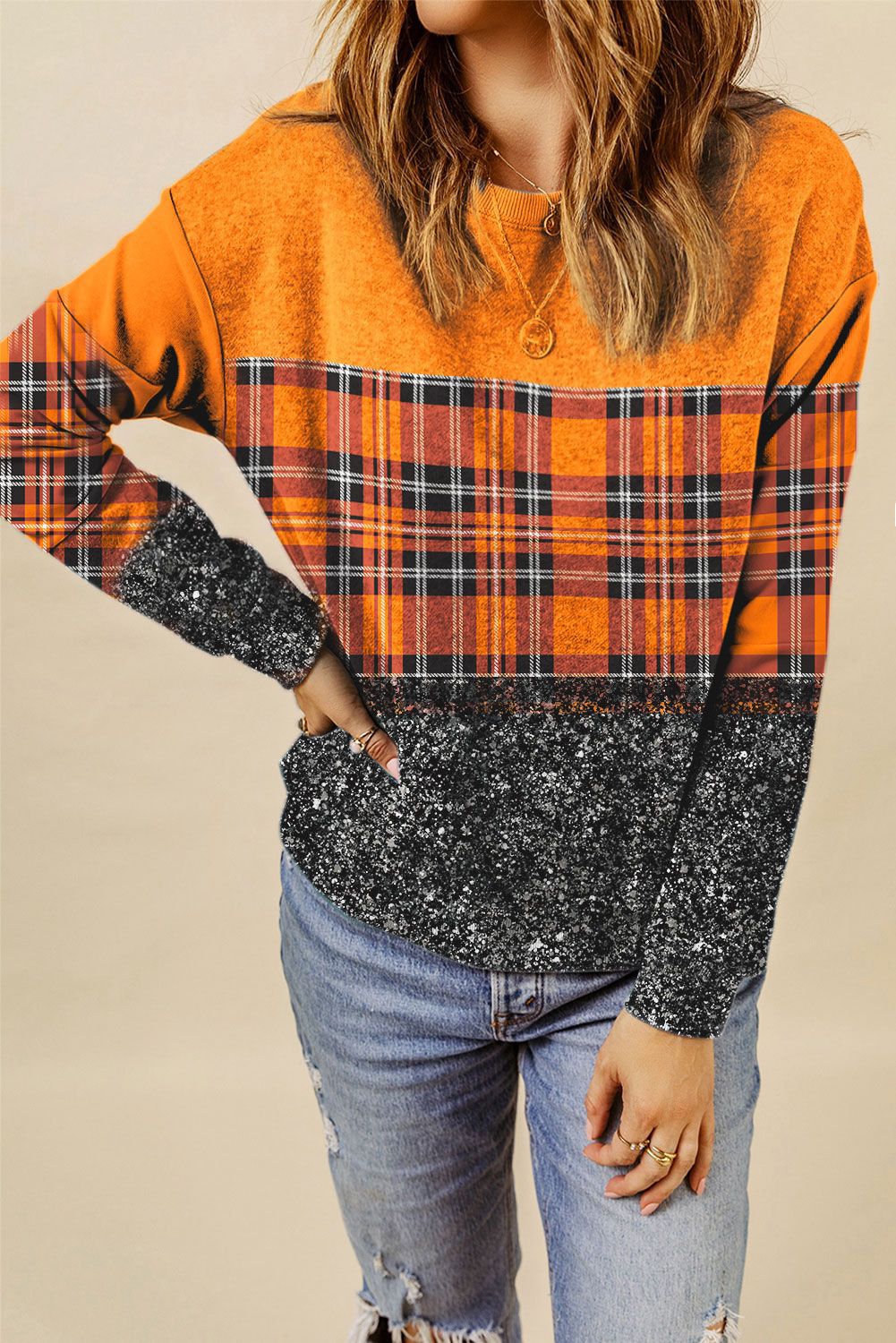 Women's Letter Print Loose Casual Sweatshirt