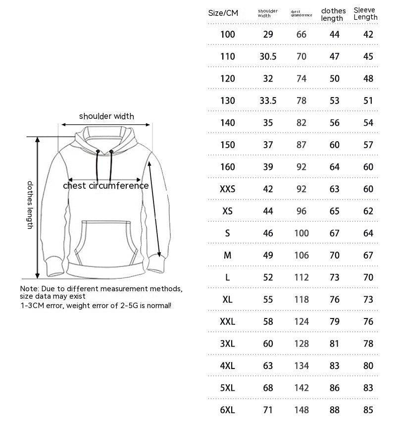 Bold 3D Digital Print Hip Hop Pullover Hoodie