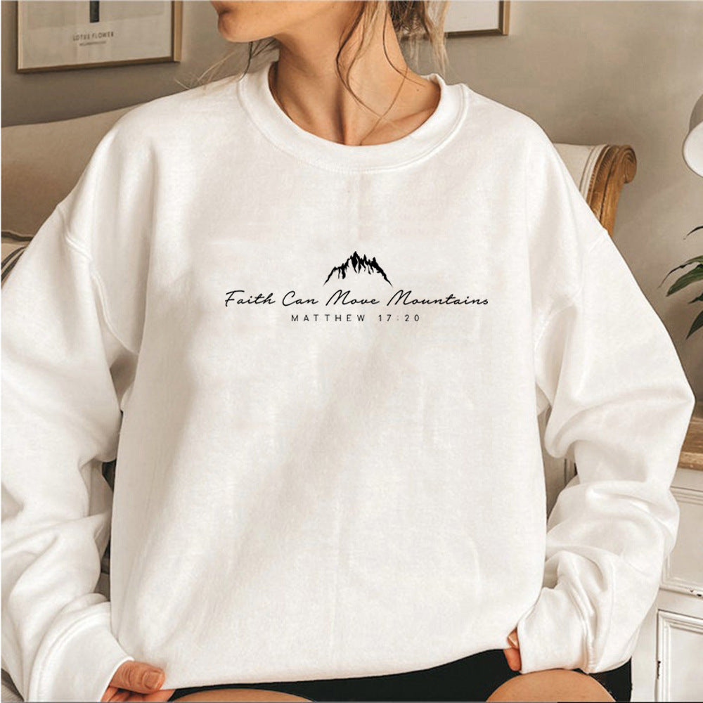 Chic Floral Print Long Sleeve Pullover for Women