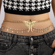 Metal Tassel Waist Chain for Women