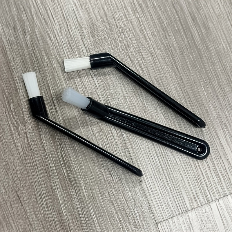3‑Piece Coffee Machine Cleaning Brush Set with Nylon Bristles and Ergonomic Handles