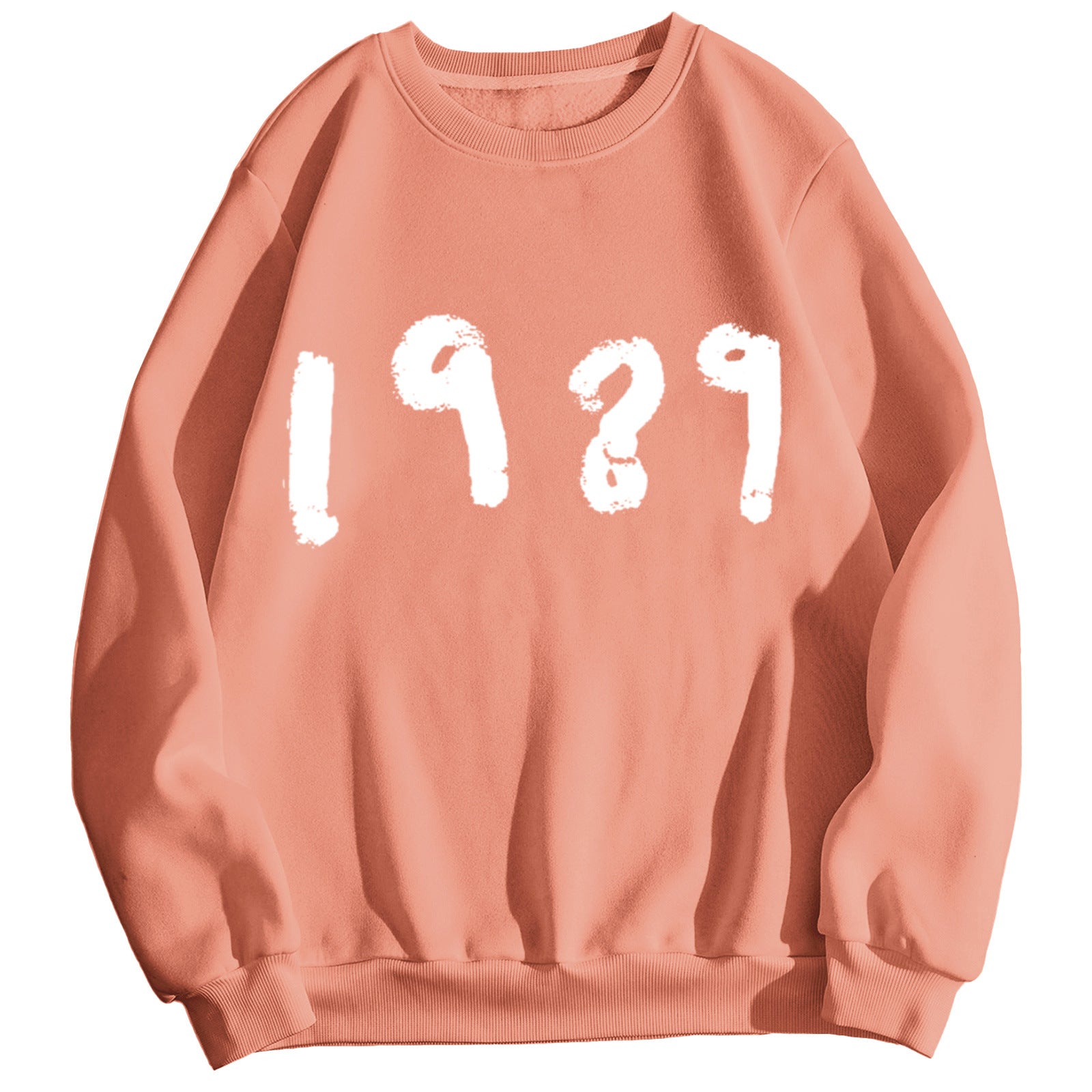 Women's 1989 Casual Long Sleeve Loose Round Neck Sweater