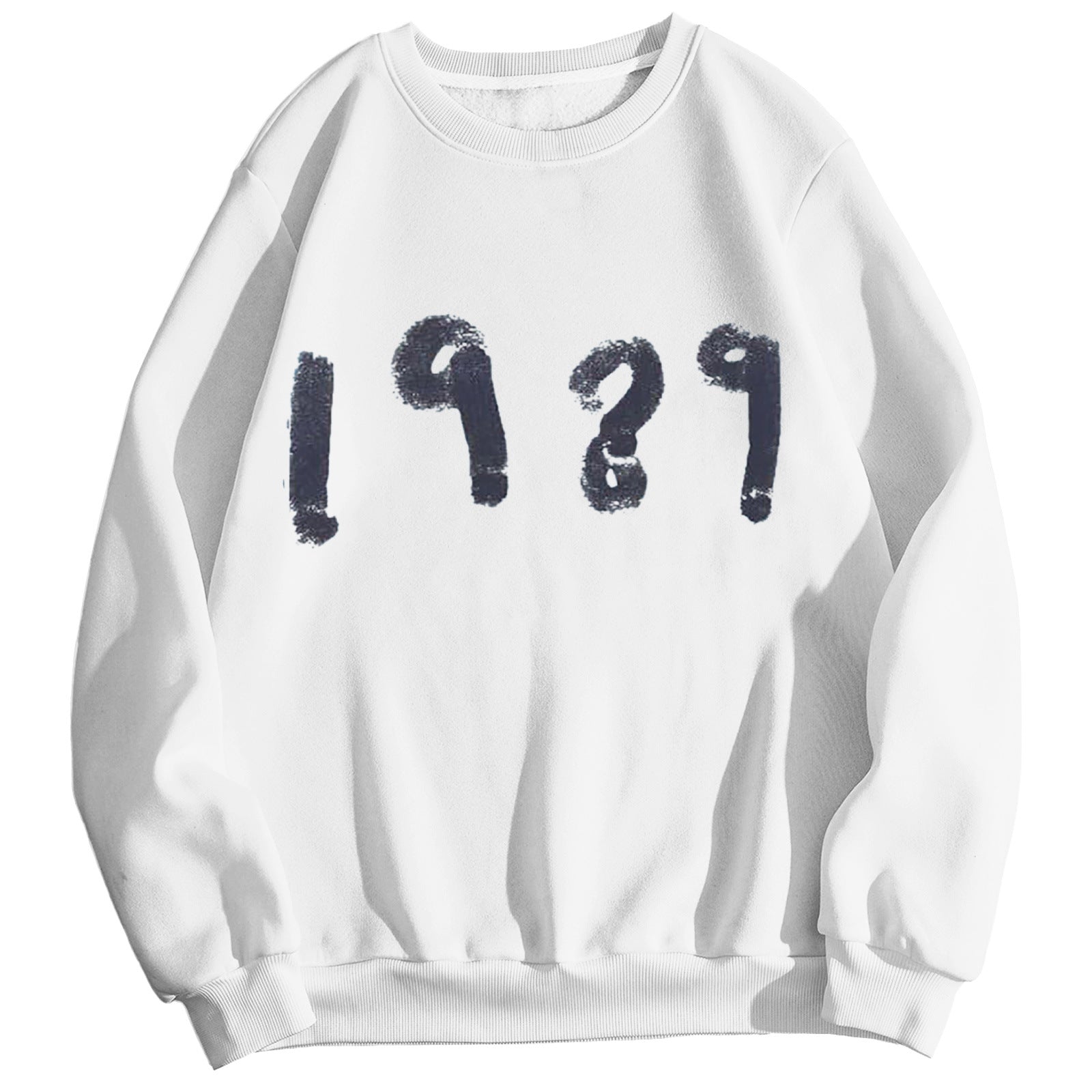 Women's 1989 Casual Long Sleeve Loose Round Neck Sweater