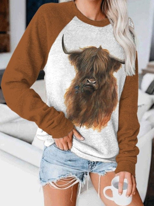 Bold 3D Print Streetwear Women's Pullover Hoodie