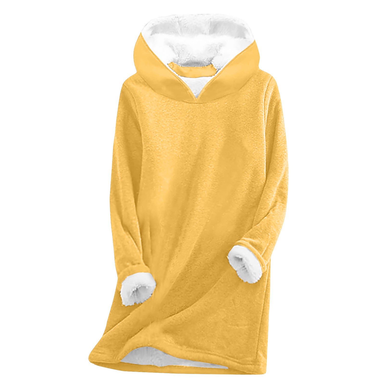 Women's Fleece Lined Casual Long Sleeve Sweatshirt