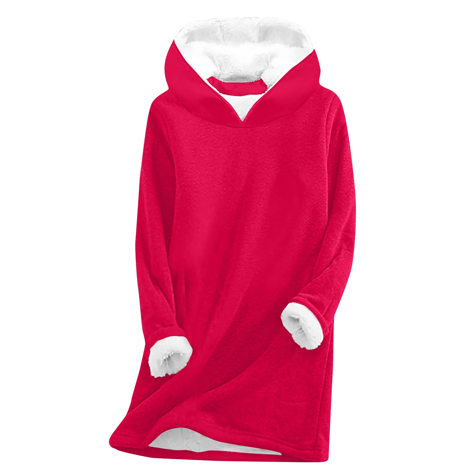 Women's Fleece Lined Casual Long Sleeve Sweatshirt