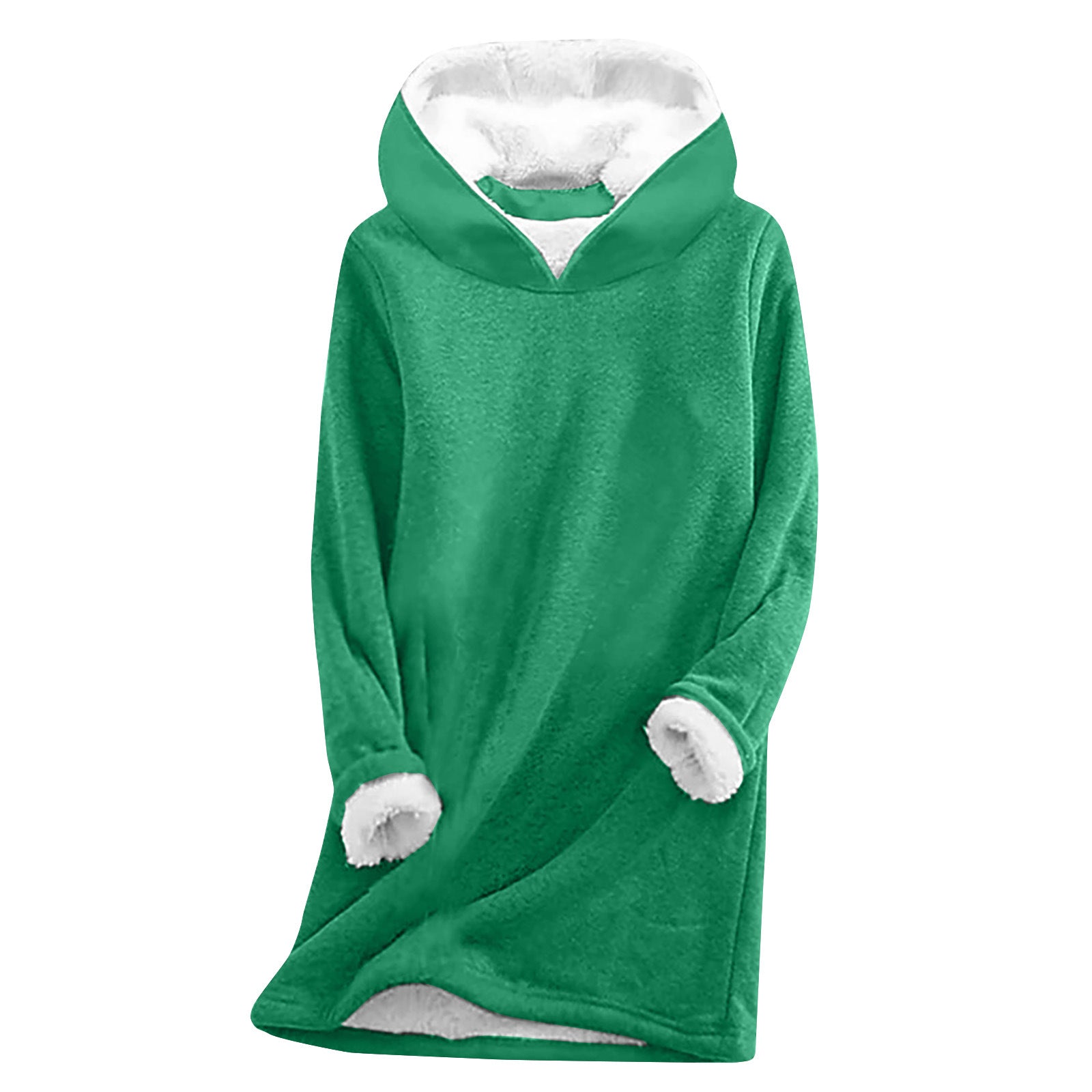 Women's Fleece Lined Casual Long Sleeve Sweatshirt