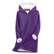 Women's Fleece Lined Casual Long Sleeve Sweatshirt