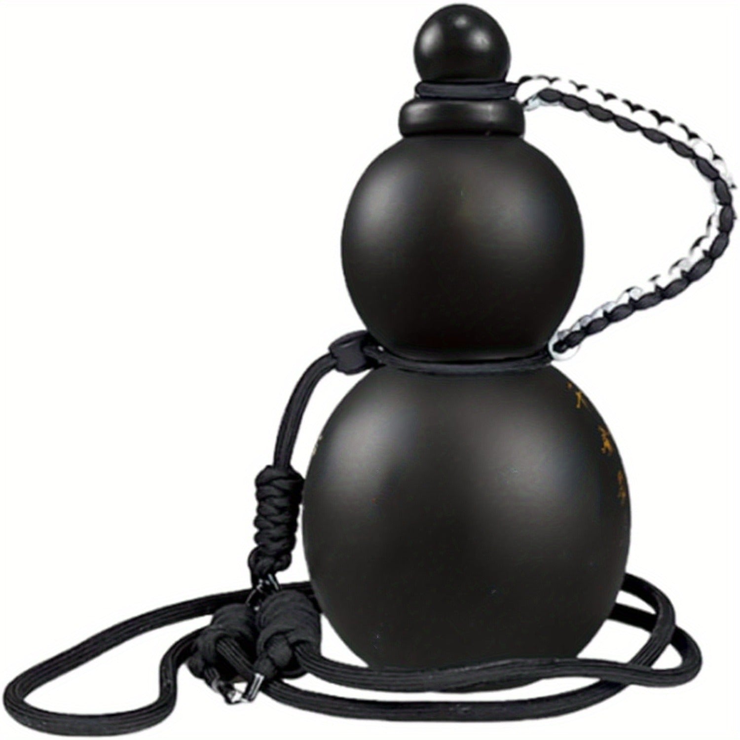 28oz Gourd‑Style Clear Tritan Water Bottle with Strap, Waist Rope, Cup Brush, Charm, and Sticker – Leak‑Proof Screw Top