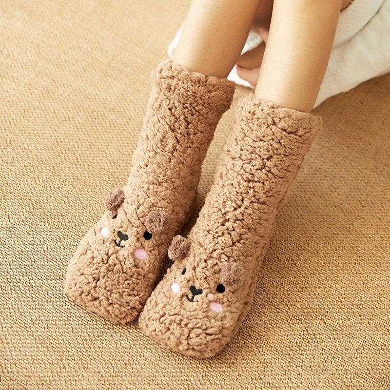 Warm Winter Fuzzy Socks for Women