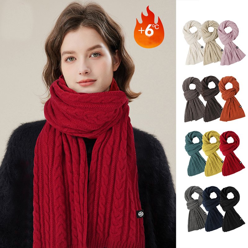 Winter Warm Women's Solid Color Scarf