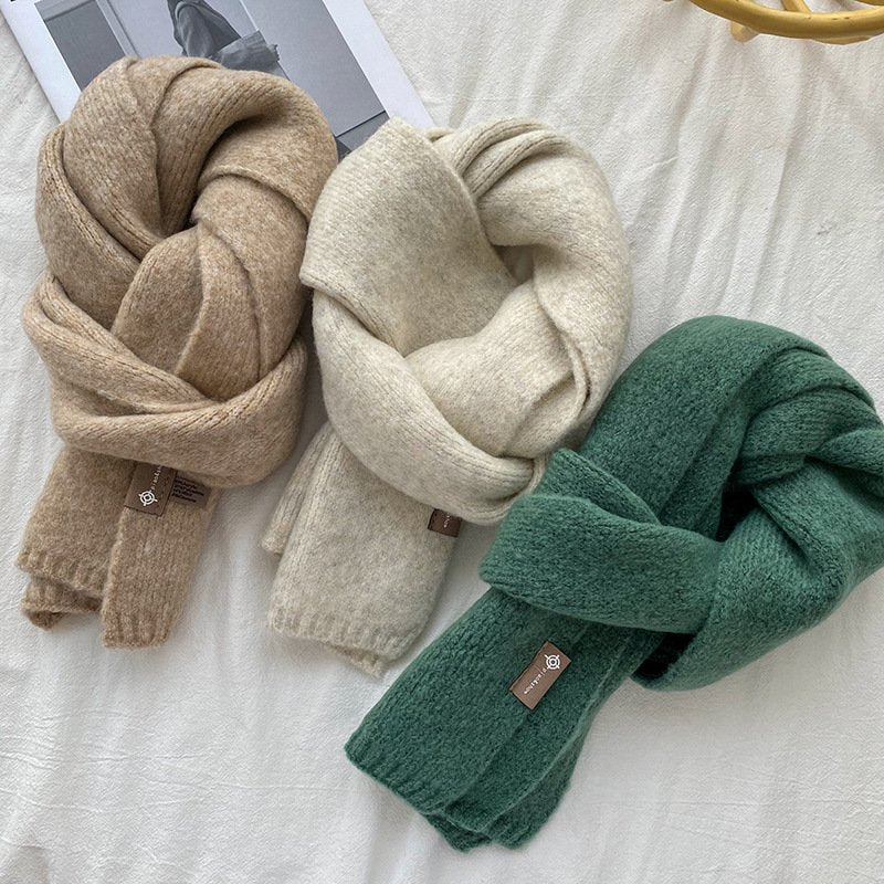 Warm Women's Korean-Style Scarf - Autumn & Winter Essentials