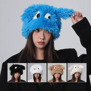 Warm Cartoon Plush Hat for Women
