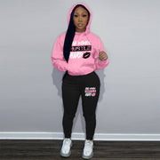 Velvet Sports Hoodie Jumpsuit for Women