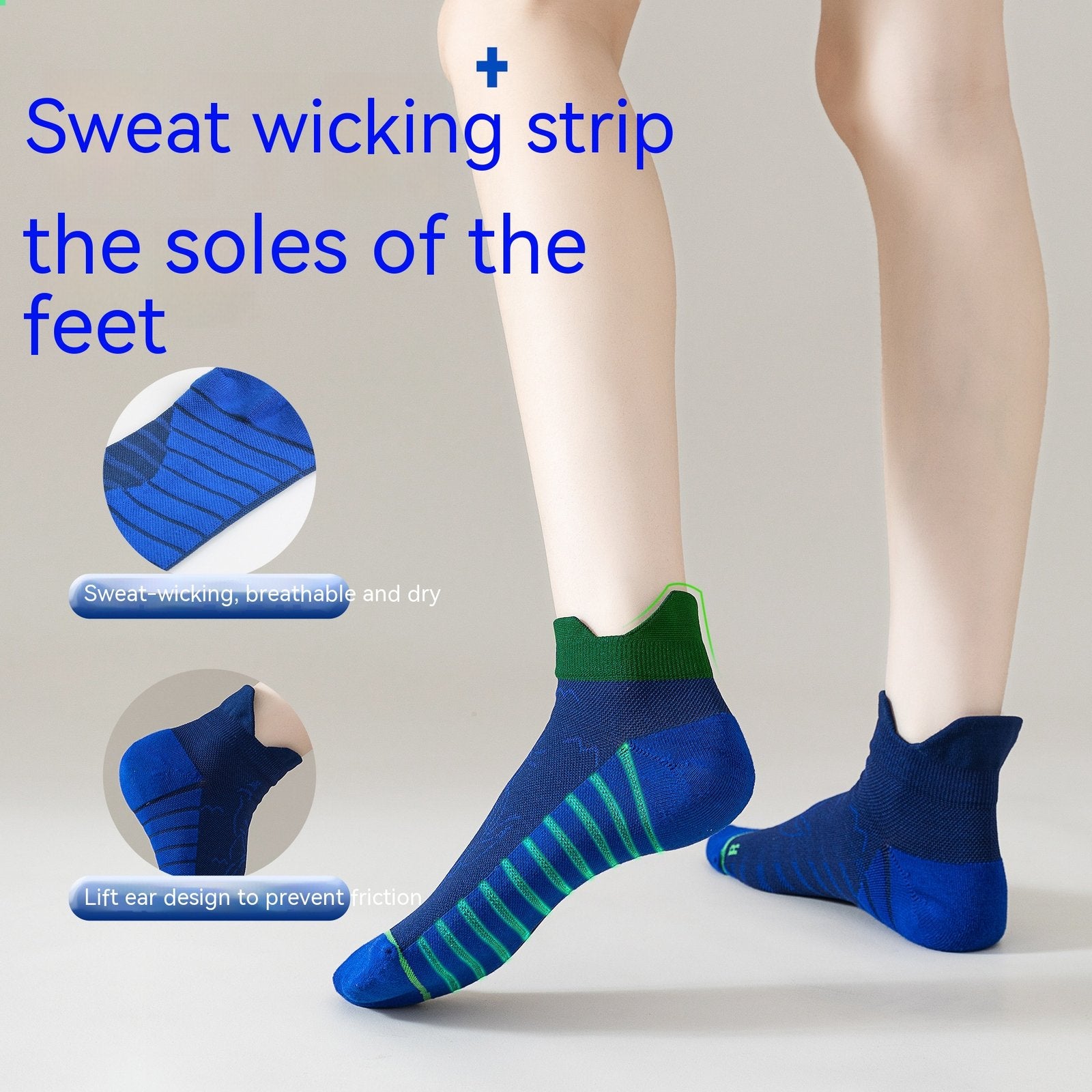 Non-Slip Outdoor Sports Socks for Running and Riding