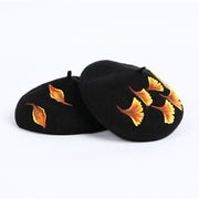 Winter Woolen Painter Hat for Women, Black, Versatile Gift Idea