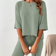 Loose Casual Trousers for Women - Solid Color Homewear