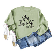 Retro Letter Print Cotton Crew Neck Women's Sweatshirt