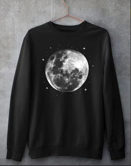 Women's Printed Crew Neck Casual Tee
