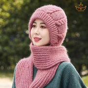 Warm Winter Scarf Hats for Women