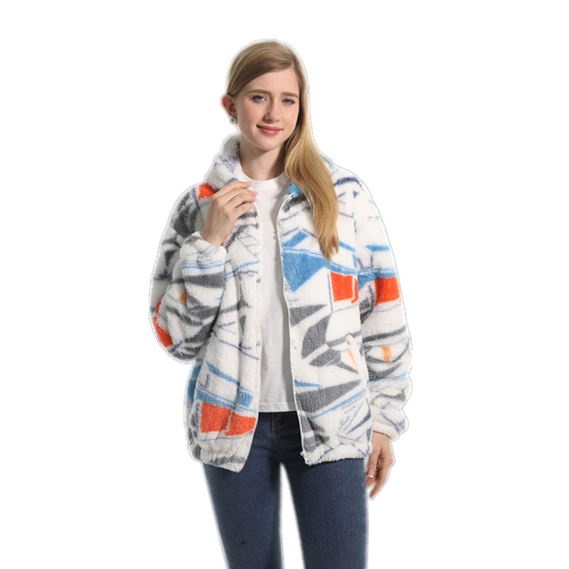 Women's Fleece-Lined Thick Hooded Jacket