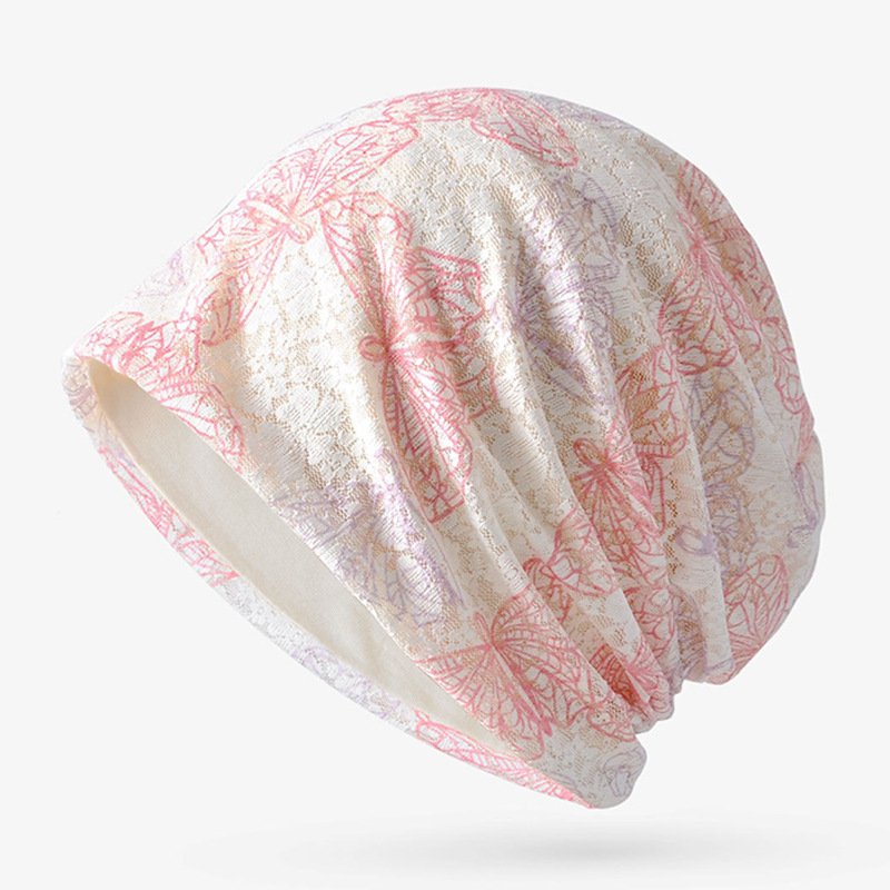Breathable Butterfly Head-wrapping Hat for Women