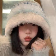 Warm Women's Plush Earmuffs Show Face All-Matching