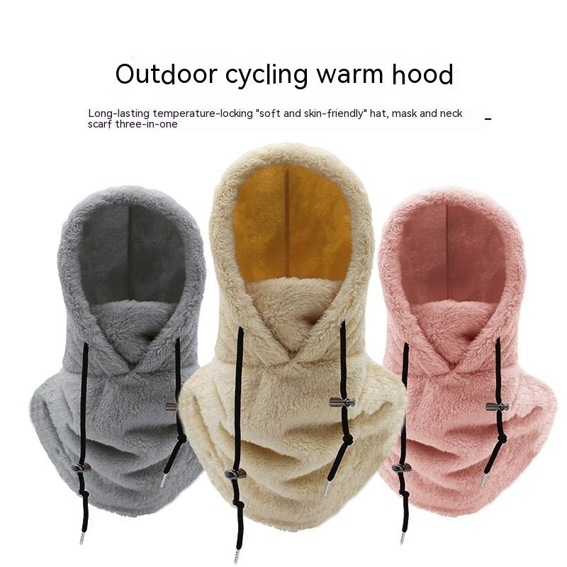 Windproof Cycling Cap Cold Protection Thickening Scarf Hat