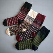 Cozy Retro Holiday Socks for Women