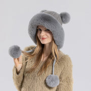 Cute Knitted Winter Ball Cap for Kids
