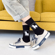 Cute Cartoon Alpaca Socks for Women