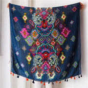 Add Retro Chic to Your Outfit with Handmade Tassel Scarf