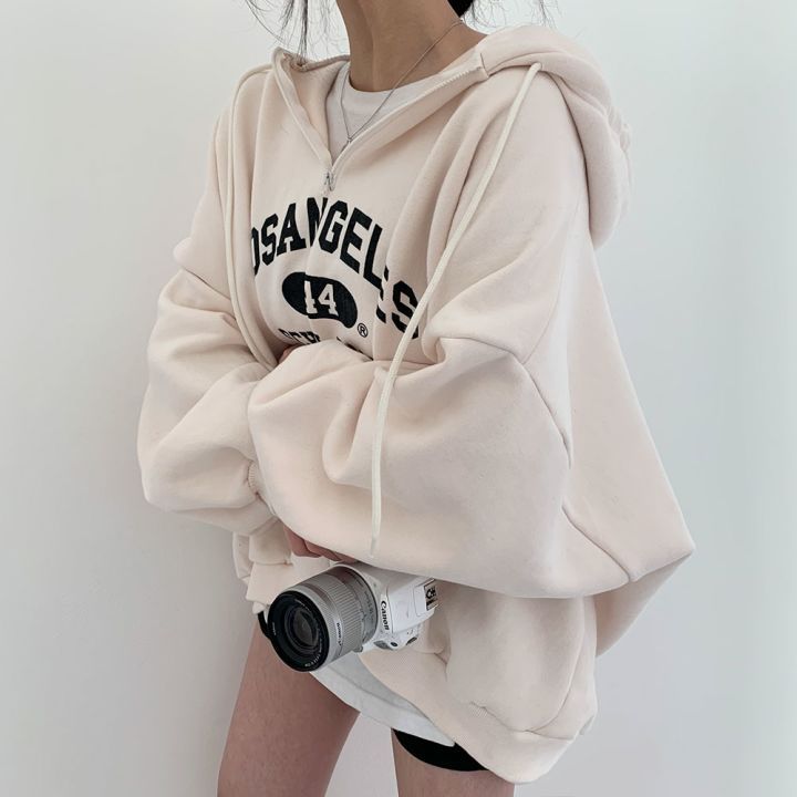 Women's Hooded Fleece Padded Zip-Up Sweater Jacket