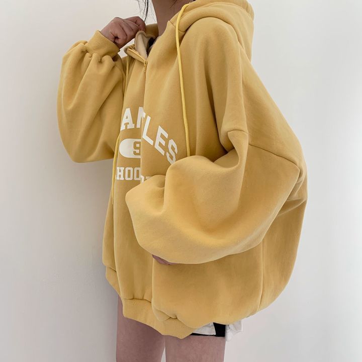 Women's Hooded Fleece Padded Zip-Up Sweater Jacket