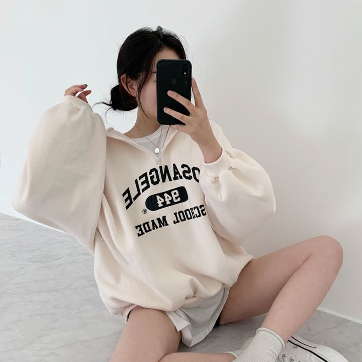 Women's Hooded Fleece Padded Zip-Up Sweater Jacket