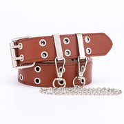 Chain Belt for Girls, Double Breasted Waistband