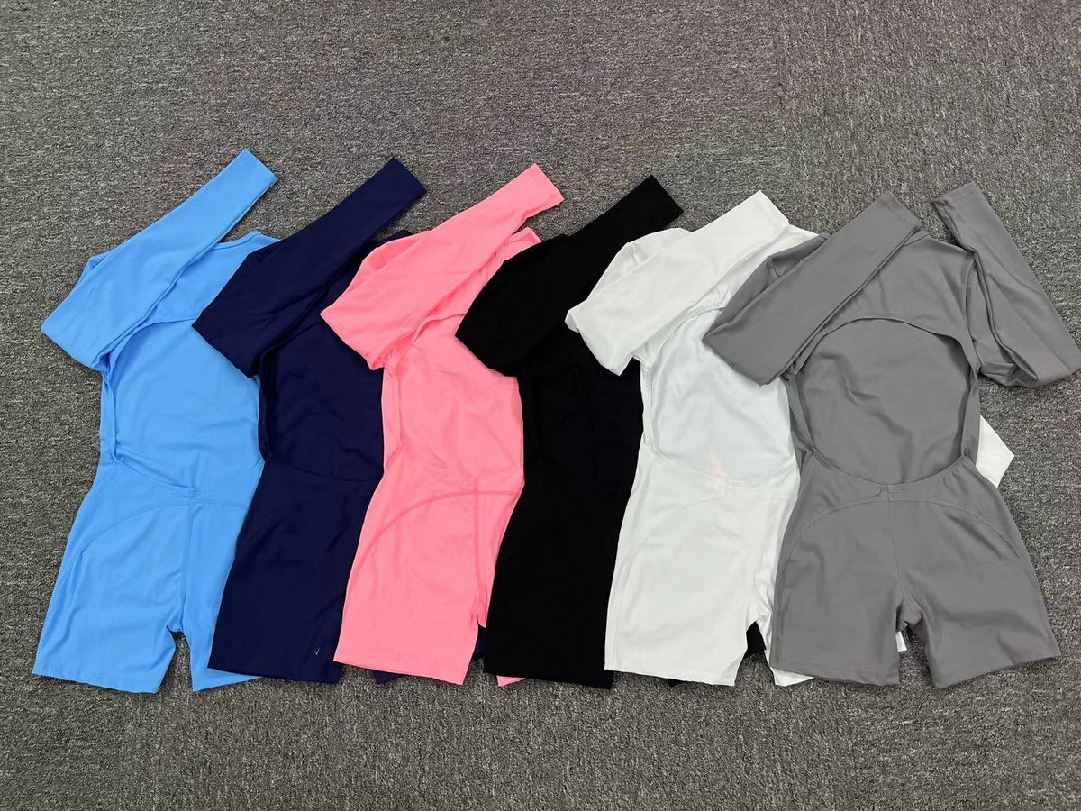 Backless Fitness Jumpsuit & Yoga Romper