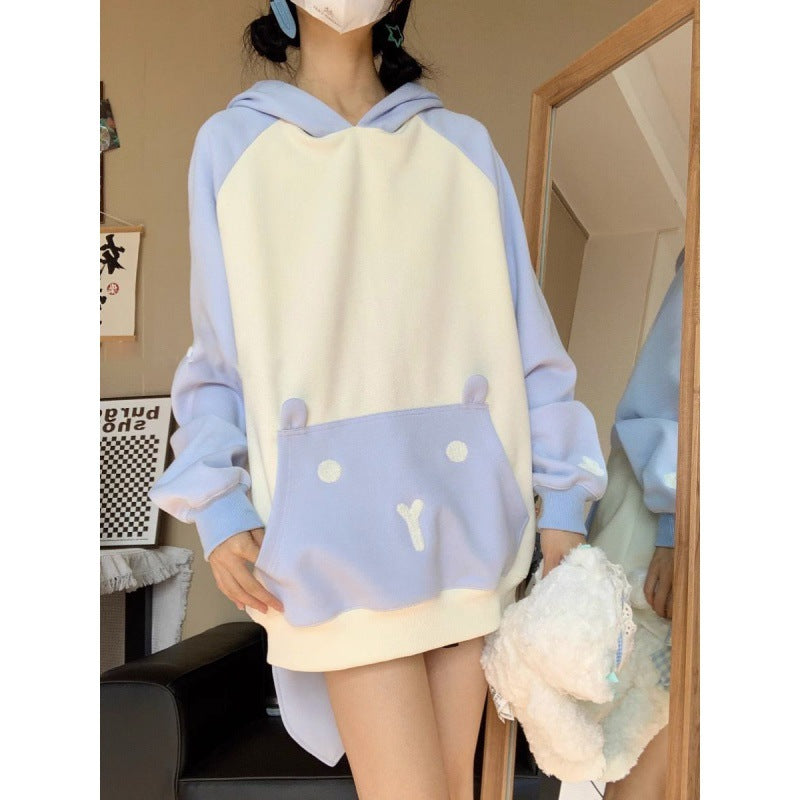 Cute Casual Loose Hooded Autumn & Winter Sweater for Women