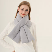 Stay Warm with Soft Down Feather Scarf