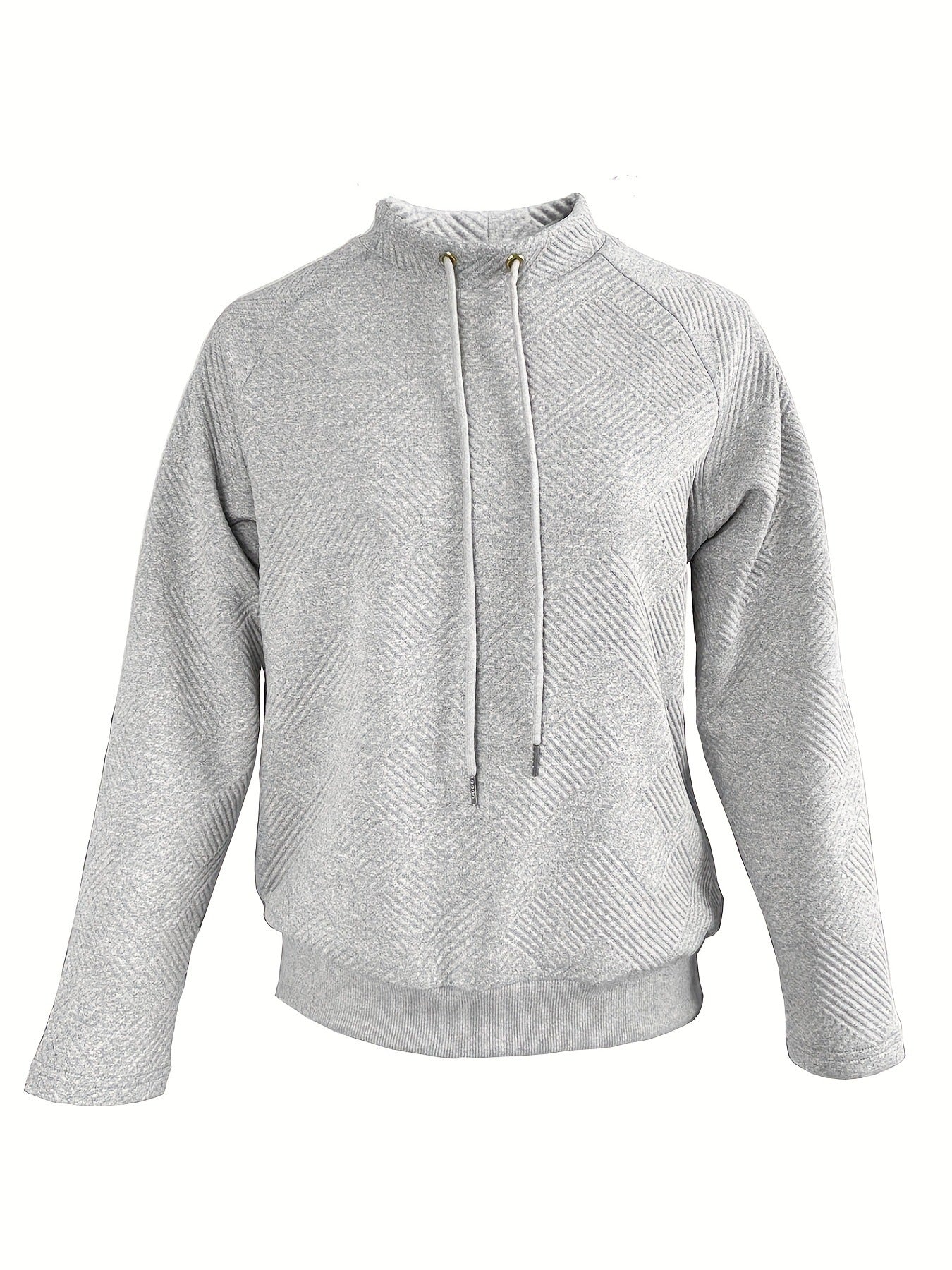 Cozy Solid Color Long Sleeve Knitted Sweater for Women
