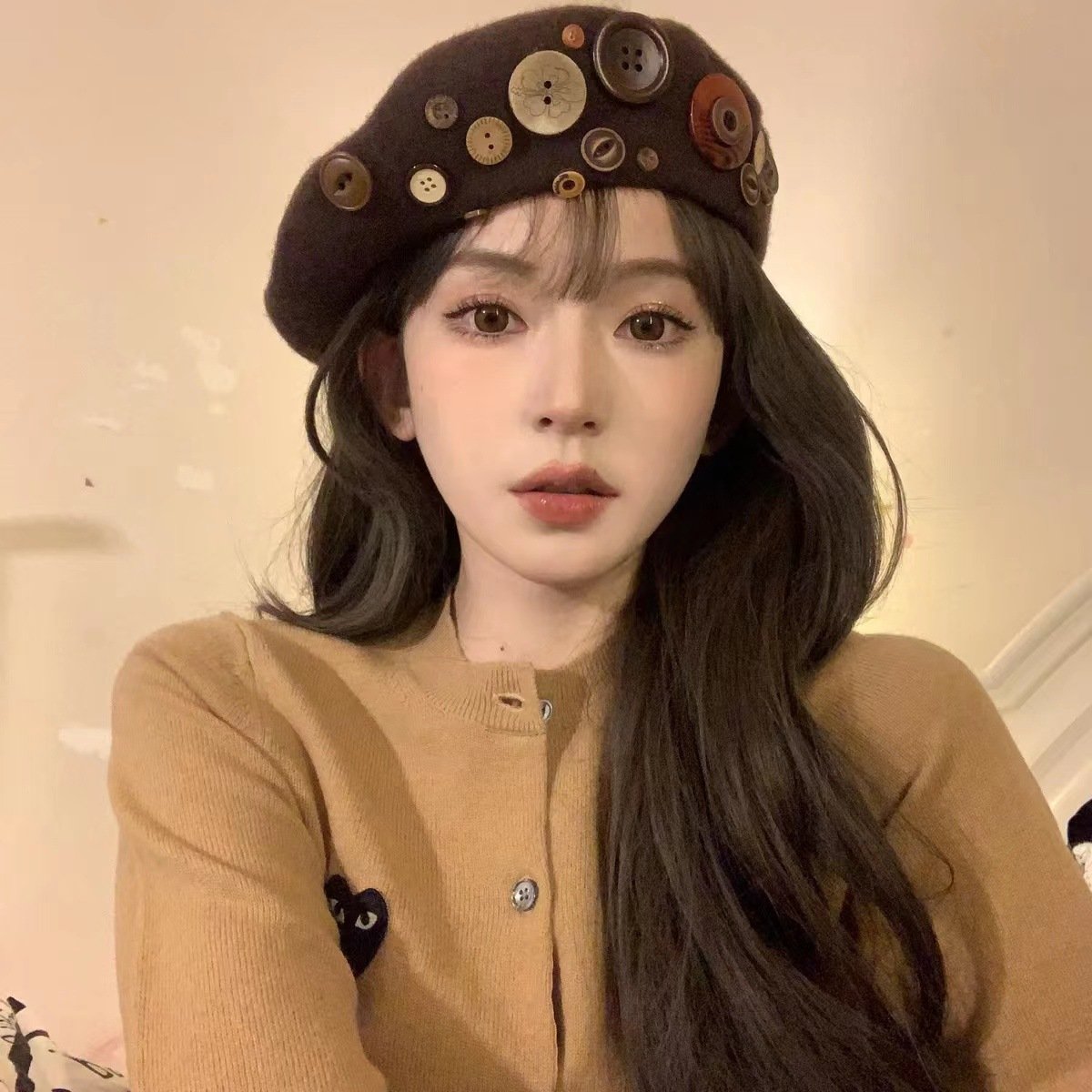 Warm Wool Beret Hat