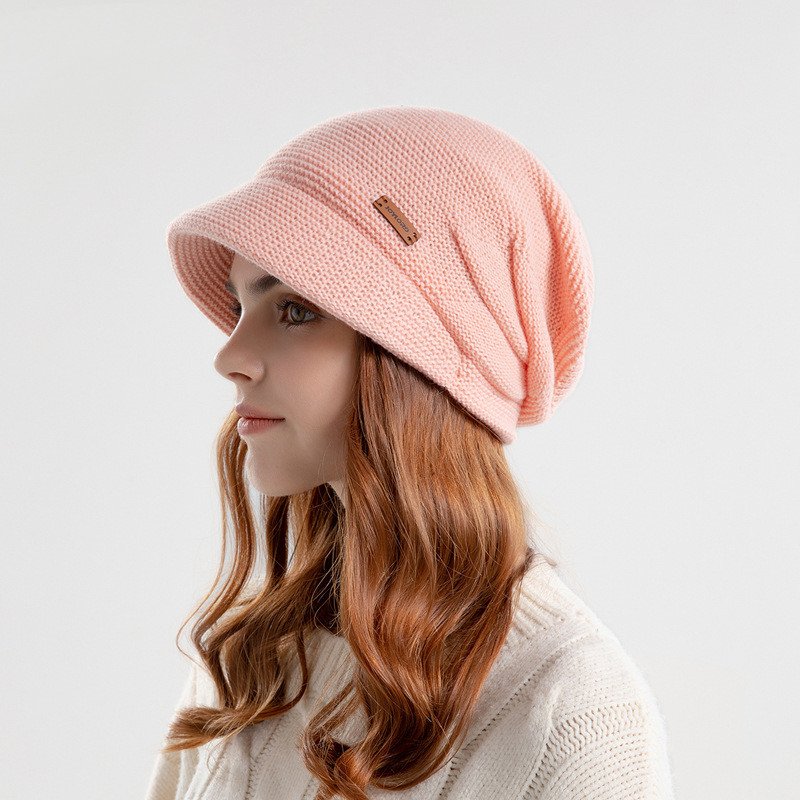 Women's Fleece-Lined Cap for Winter
