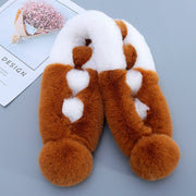 Soft Plush Scarf for Color Matching