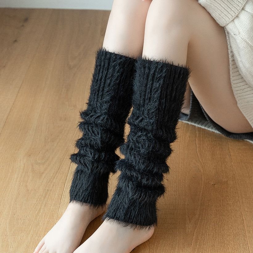 Soft Cashmere Bunching Socks for Women