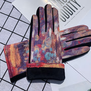 Stay Warm in Style with Suede Half Finger Gloves
