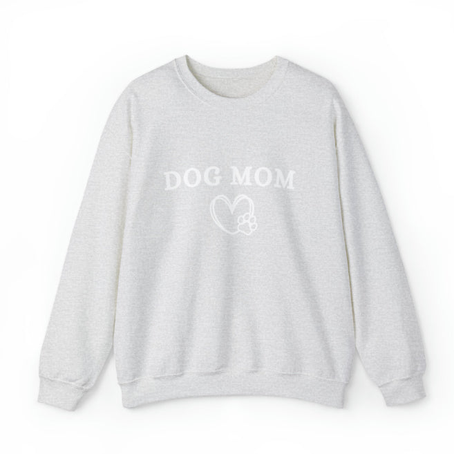 Letter Print Dog Mom Sweatshirt Casual Crewneck Pullover