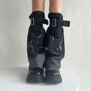 Starry Night Leg Warmers for Women, Antifriction Socks